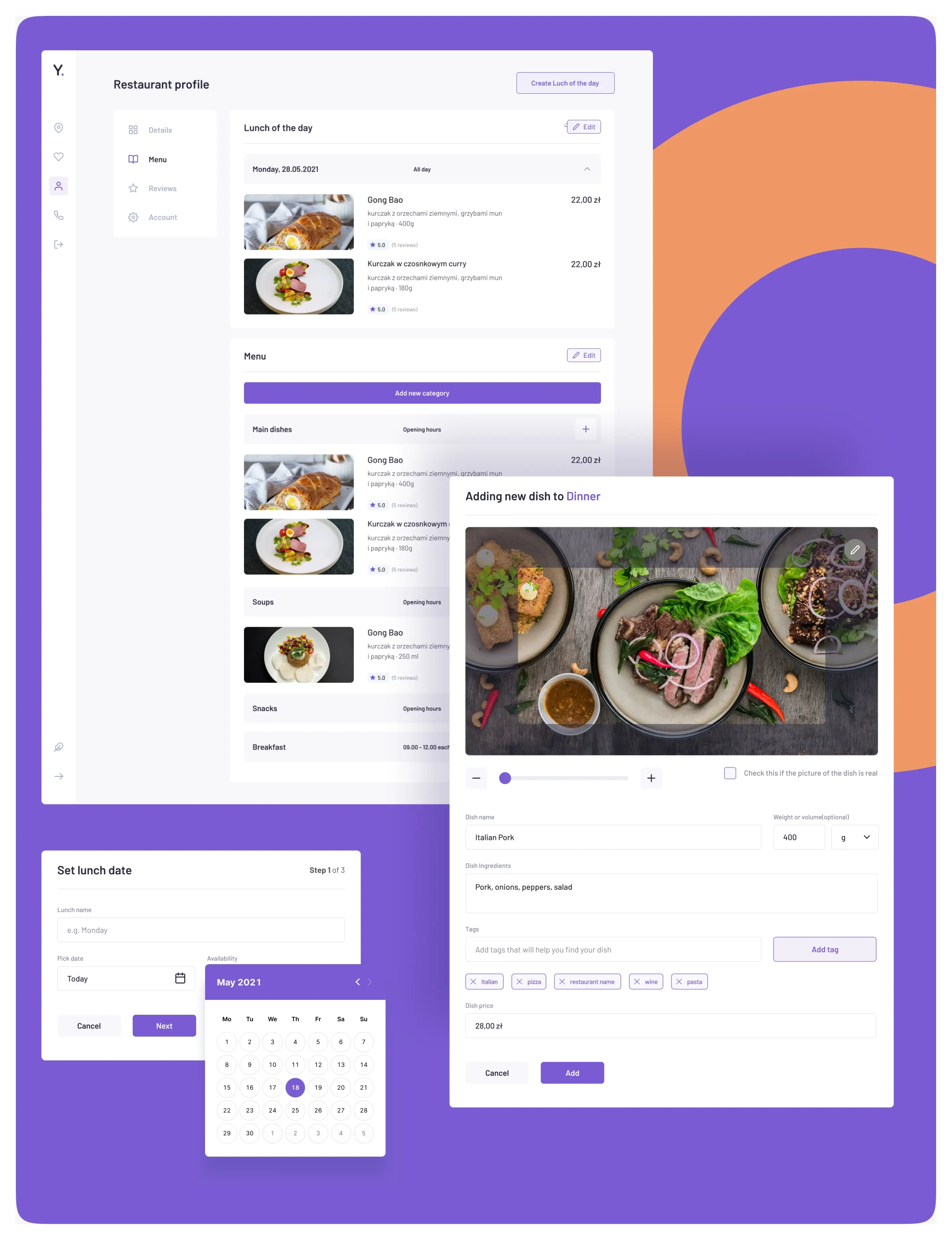 Yumito - Restaurant profile - Menu